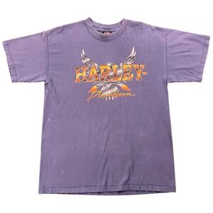 1990s Harley Davidson of Toronto Eagle Wings T Shirt Large